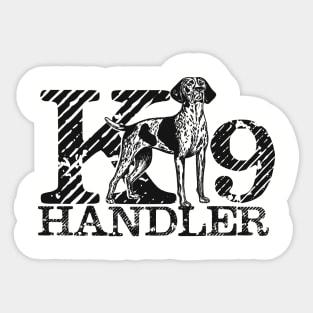 K-9 Handler - German Shorthaired Pointer Sticker